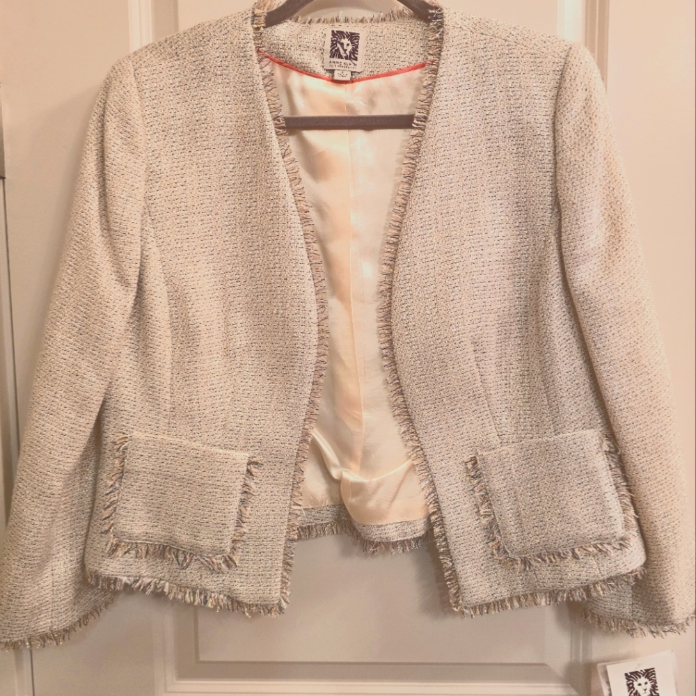Anne Klein Tweed Blazer